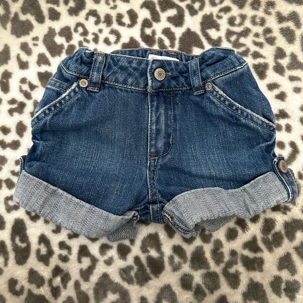 Old Navy Adjustable Denim Jean Shirts in Blue Wash Size 2T